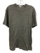 James Perse Size 2 Gray Cotton Heathered T shirt Crew Men's Short Sleeve Gray / 2