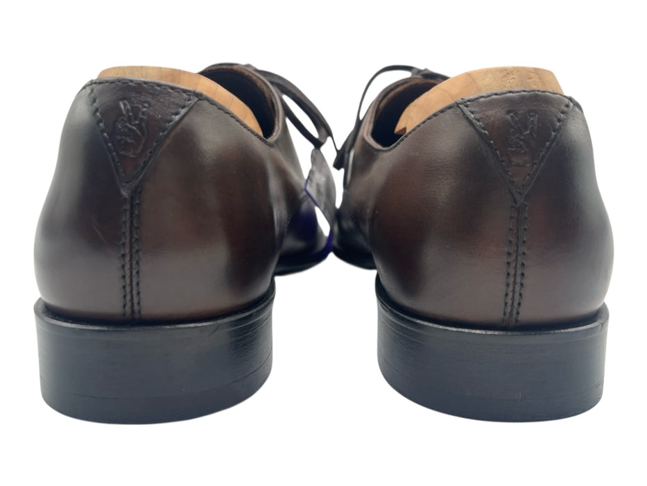 John Varvatos Shoe Size 8 Like New Brown Leather Solid Dress Men's Shoes Brown / 8