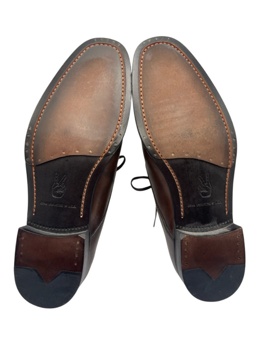 John Varvatos Shoe Size 8 Like New Brown Leather Solid Dress Men's Shoes Brown / 8