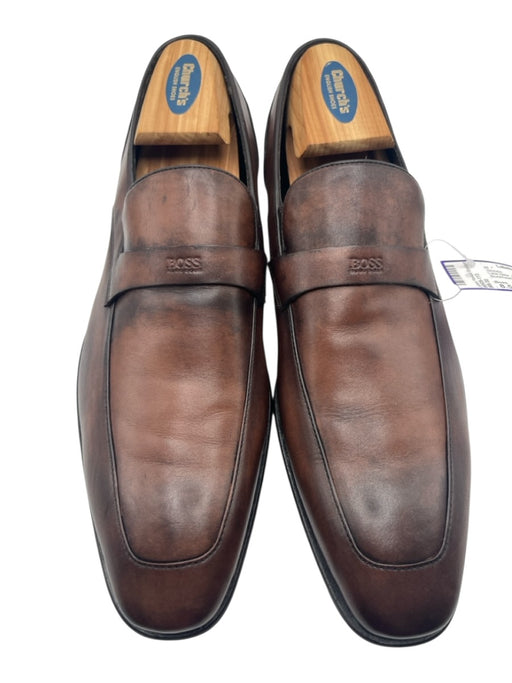 Boss Shoe Size 8.5 Like New Brown Leather Dress Men's Shoes Brown / 8.5