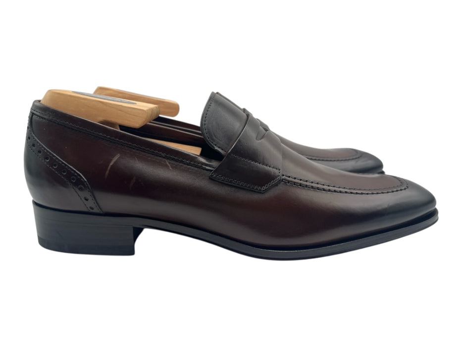 To Boot New York Shoe Size 8.5 Like New Brown Leather Gradient Loafer Shoes Brown / 8.5