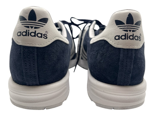 Adidas Shoe Size 8.5 NWT Blue & White Leather Solid Trainer Sneaker Men's Shoes Blue & White / 8.5
