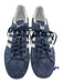 Adidas Shoe Size 8.5 NWT Blue & White Leather Solid Trainer Sneaker Men's Shoes Blue & White / 8.5