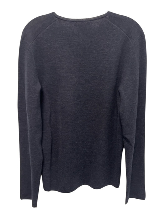 Theory NWT Size M Navy Blue Wool Solid Crewneck Men's Sweater Navy Blue / M