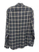 Vince NWT Size M Blue & Multi Cotton Plaid Button Down Men's Long Sleeve Shirt Blue & Multi / M