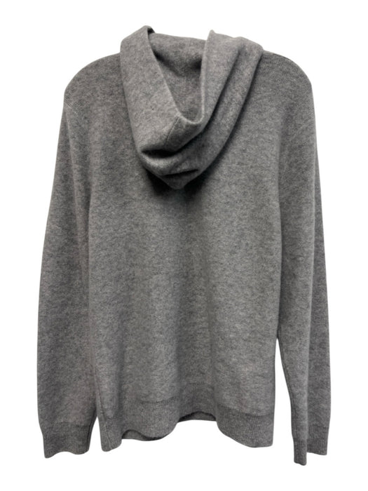 Vince Size M Gray Cashmere Solid Hoodie Men's Sweater Gray / M