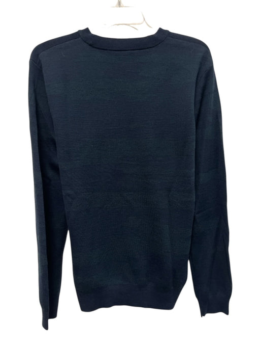 Theory NWT Size L Blue & Green Wool Striped Men's Sweater Blue & Green / L