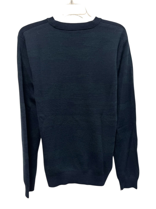 Theory NWT Size L Blue & Green Wool Striped Men's Sweater Blue & Green / L