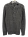 Vince Size M Gray Cashmere Blend Knit Quarter Button Men's Sweater Gray / M
