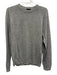 Theory Size L Gray Cashmere Solid Crewneck Men's Sweater Gray / L