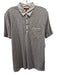 7 For All Mankind NWT Size M Gray Cotton Heathered Polo Men's Short Sleeve Gray / M