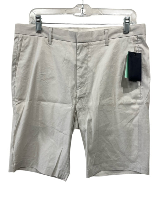 Theory NWT Size 32 Gray Cotton Blend Solid Khakis Men's Shorts Gray / 32