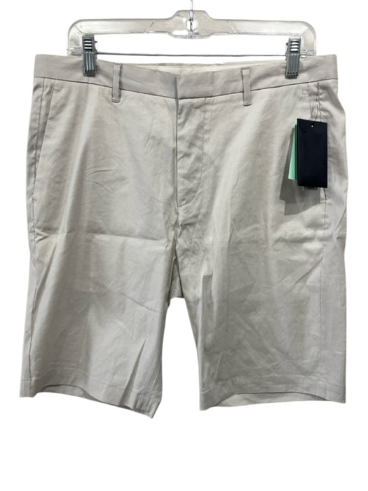 Theory NWT Size 32 Gray Cotton Blend Solid Khakis Men's Shorts Gray / 32