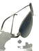 Oliver Peoples Silver & Blue Metal Men's Sunglasses Silver & Blue