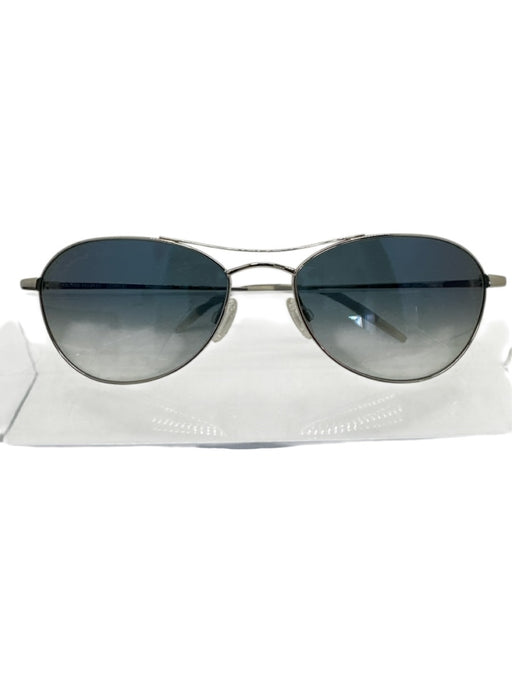Oliver Peoples Silver & Blue Metal Men's Sunglasses Silver & Blue