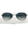 Oliver Peoples Silver & Blue Metal Men's Sunglasses Silver & Blue