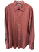 John Varvatos Size M Red & White Cotton Striped Button up Long Sleeve Shirt Red & White / M