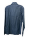 Theory NWT Size M Navy & Blue Cotton Dots Button Up Men's Long Sleeve Shirt Navy & Blue / M