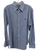 Ralph Lauren Size M Blue & White Cotton Plaid Button Up Men's Long Sleeve Shirt Blue & White / M