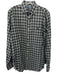 Polo Size M Black & White Cotton Blend Opal Button Up Men's Long Sleeve Shirt Black & White / M