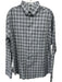 John Varvatos Size M Gray & Beige Print Cotton Plaid Button Up Long Sleeve Shirt Gray & Beige Print / M