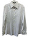 Theory Size M White & Black Cotton Striped Button Up Men's Long Sleeve Shirt White & Black / M