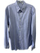 Theory Size M Blue Cotton Blend Solid front pocket Men's Long Sleeve Shirt Blue / M