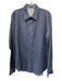 Theory NWT Size L Gray Cotton Blend Faded Button Up Men's Long Sleeve Shirt Gray / L