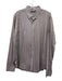 Theory Size L Gray & Red Cotton Blend Plaid Button up Men's Long Sleeve Shirt Gray & Red / L