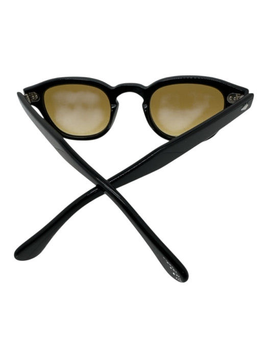 Moscot Like New Black Plastic Solid Men's Sunglasses Black