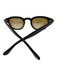Moscot Like New Black Plastic Solid Men's Sunglasses Black