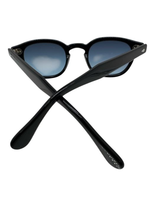 Moscot Like New Black Plastic Solid Men's Sunglasses Black