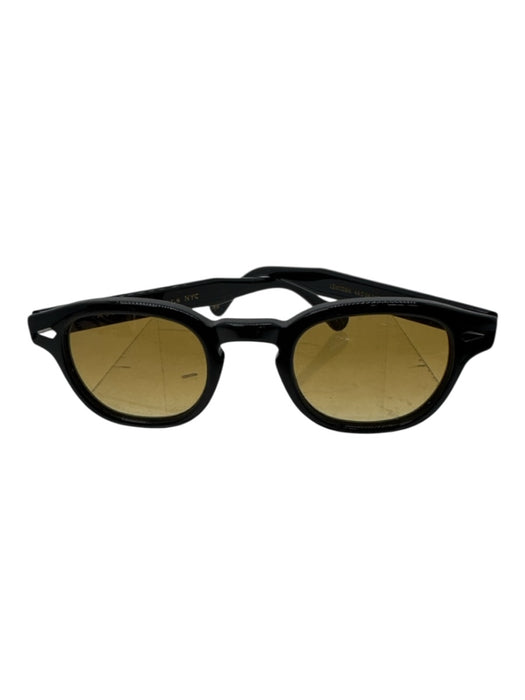 Moscot Like New Black Plastic Solid Men's Sunglasses Black