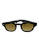 Moscot Like New Black Plastic Solid Men's Sunglasses Black