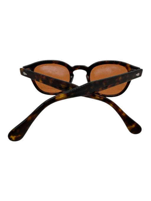 Moscot Like New Brown & Black Plastic Tortoise Men's Sunglasses Brown & Black