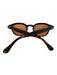 Moscot Like New Brown & Black Plastic Tortoise Men's Sunglasses Brown & Black