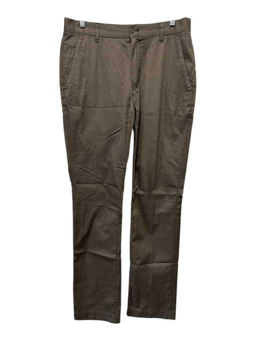 John Varvatos Size 32 Brown Cotton Solid Zip Fly Men's Pants Brown / 32