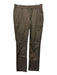 John Varvatos Size 32 Brown Cotton Solid Zip Fly Men's Pants Brown / 32