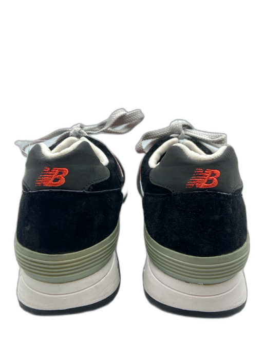 New Balance Shoe Size 8.5 Black, Orange, White Suede Low Top Lace Up Men's Shoes Black, Orange, White / 8.5
