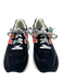 New Balance Shoe Size 8.5 Black, Orange, White Suede Low Top Lace Up Men's Shoes Black, Orange, White / 8.5