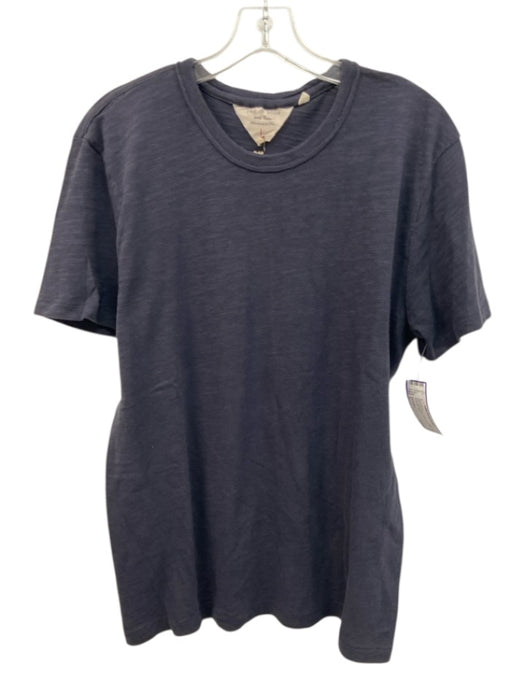 Rag & Bone NWT Size L Navy Cotton Solid T shirt Crew Men's Short Sleeve Navy / L