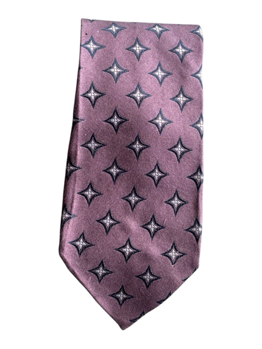 Armani Brown & Black Silk Blend Stars Men's Ties Brown & Black