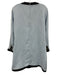 Pomander Place Size XL Light Blue & Black Polyester Tweed Contrast Trim Dress Light Blue & Black / XL