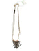 Black Gold hardware Tassle Chain Long Clasp Necklace Black