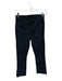 Mother Size 26 Black Cotton & Acetate Denim Raw Hem Cropped Jeans Black / 26