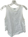 Lanhtropy Size S White Linen Button Detail Tank Top White / S