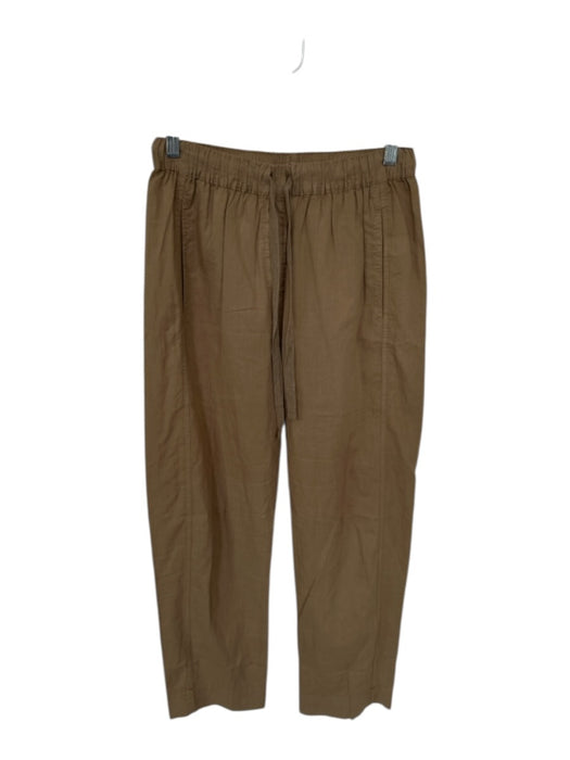 XiRENA Size S Dark Olive Cotton Drawstring Straight Pants Dark Olive / S