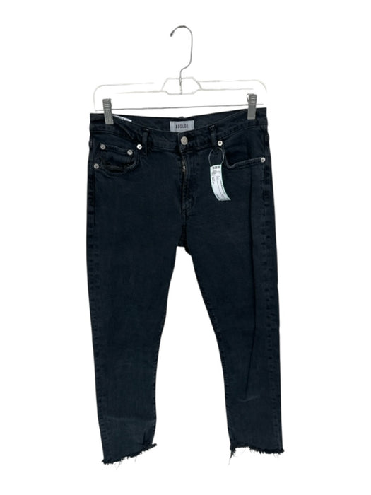 Agolde Size est 27 Black Cotton Denim Raw Hem Jeans Black / est 27