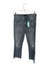 Mother Size 26 Grey Cotton Denim Cropped Raw Hem Jeans Grey / 26