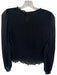 Rag & Bone Size S Black Silk Blend Long Sleeve Ruffle Smocked Top Black / S